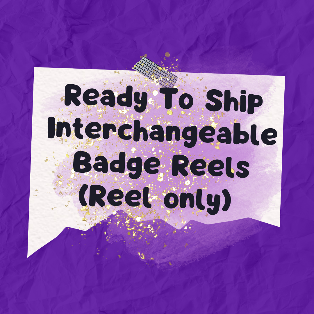 Ready To Ship Interchangeable Badge Reels