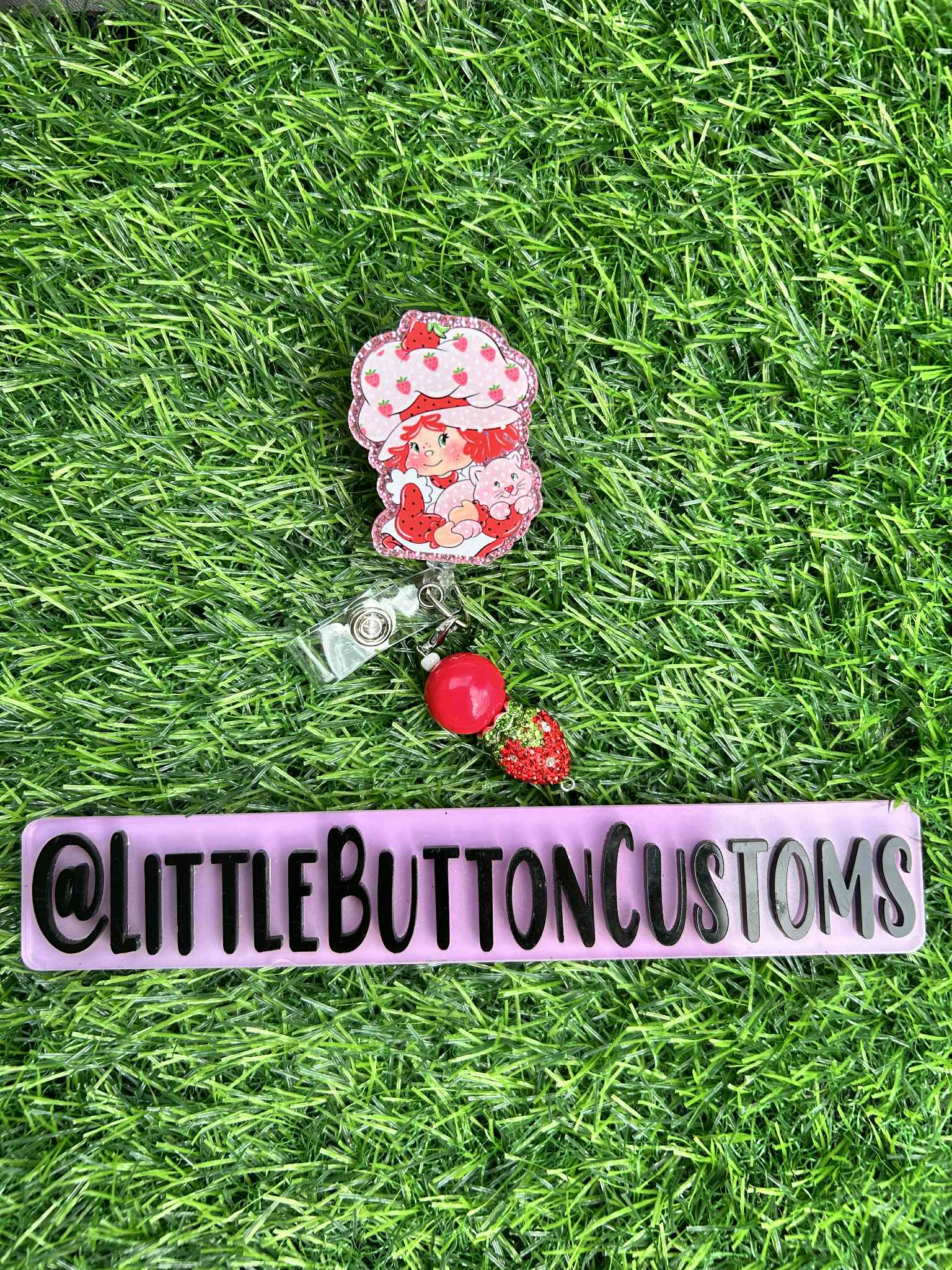 Strawberry Badge Reel