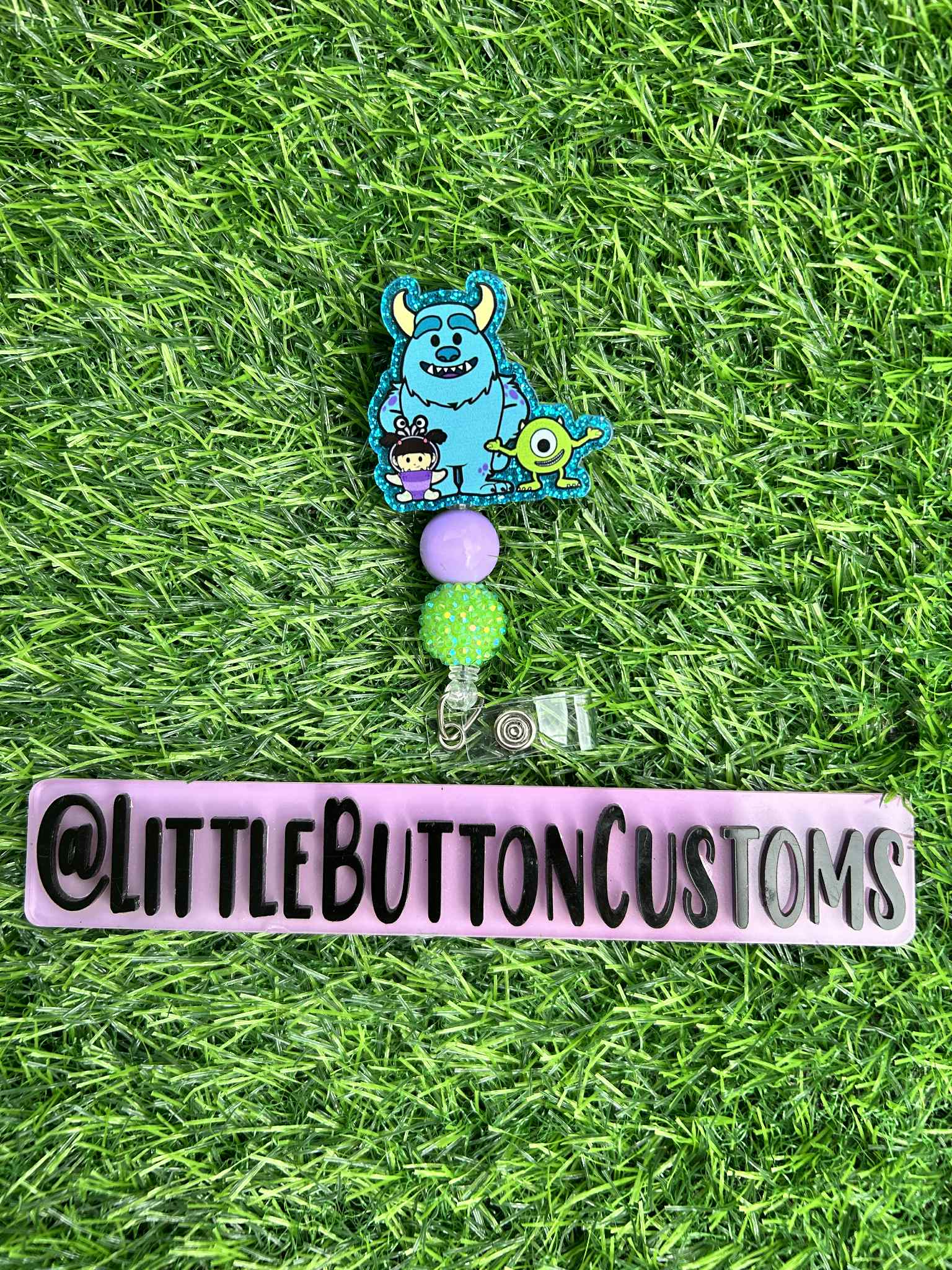 Monsters Beaded Badge Reel (Copy)