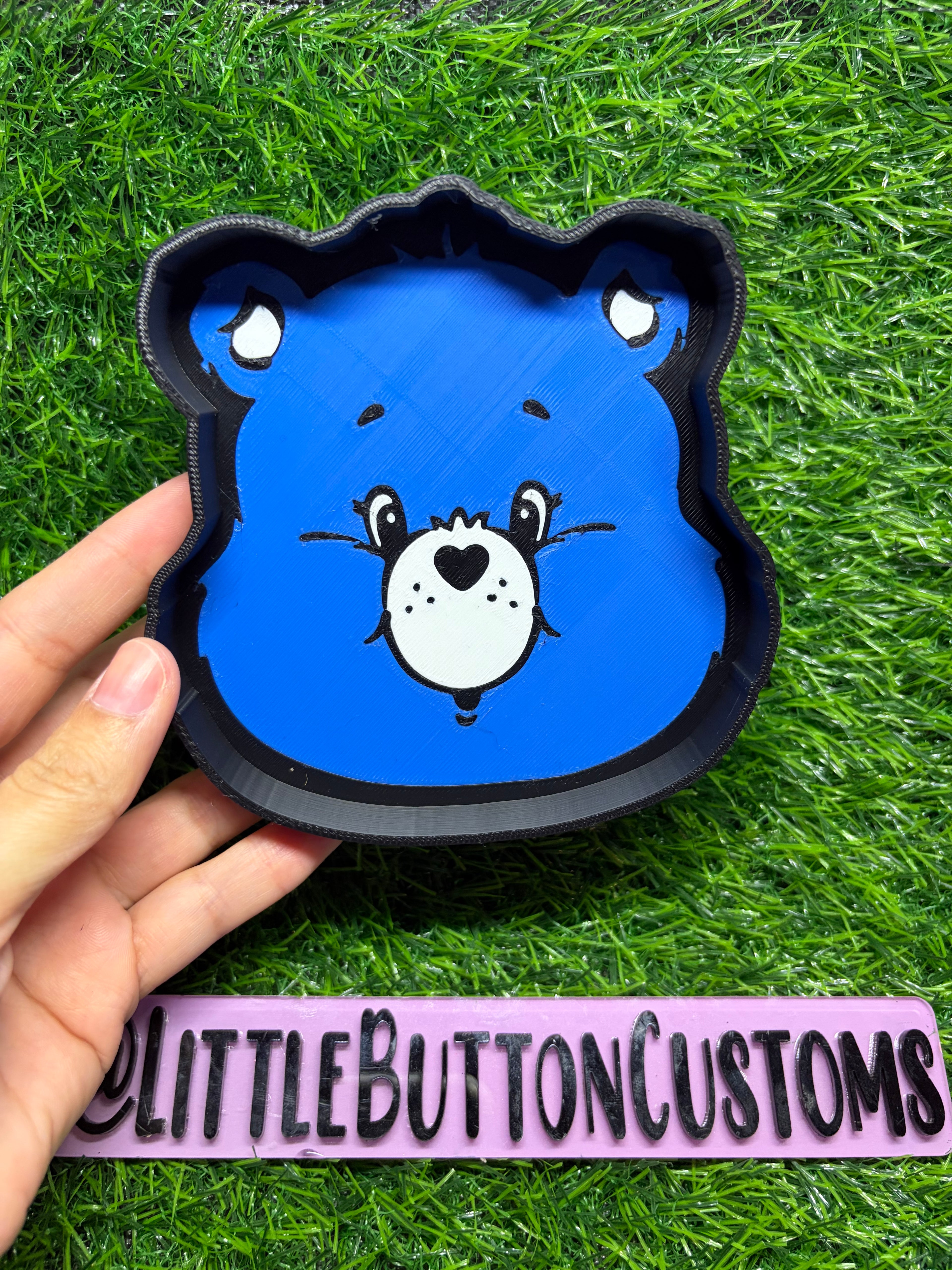 Blue Bear Trinket/Bead Tray