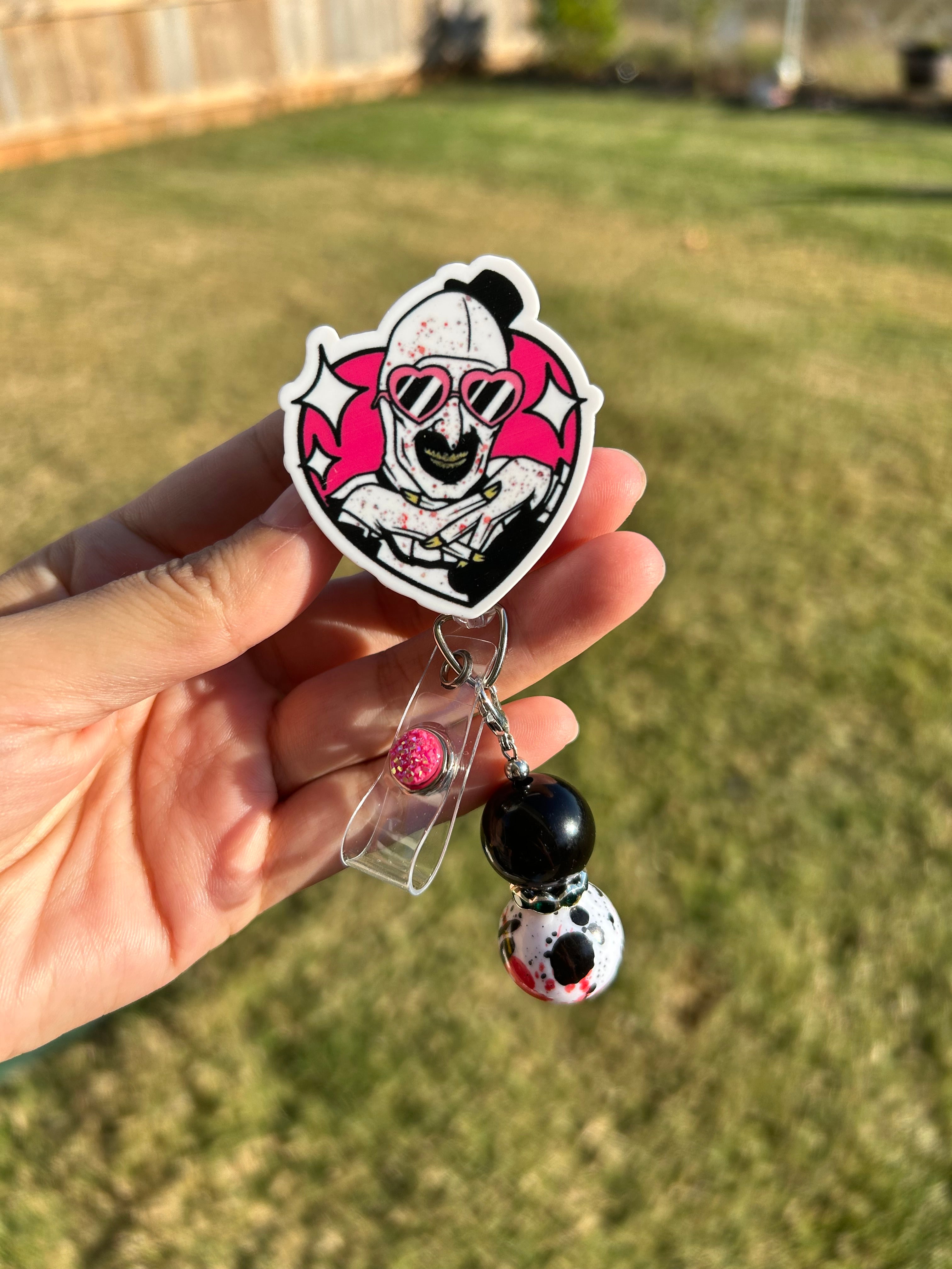 Diva Art Beaded Badge Reel