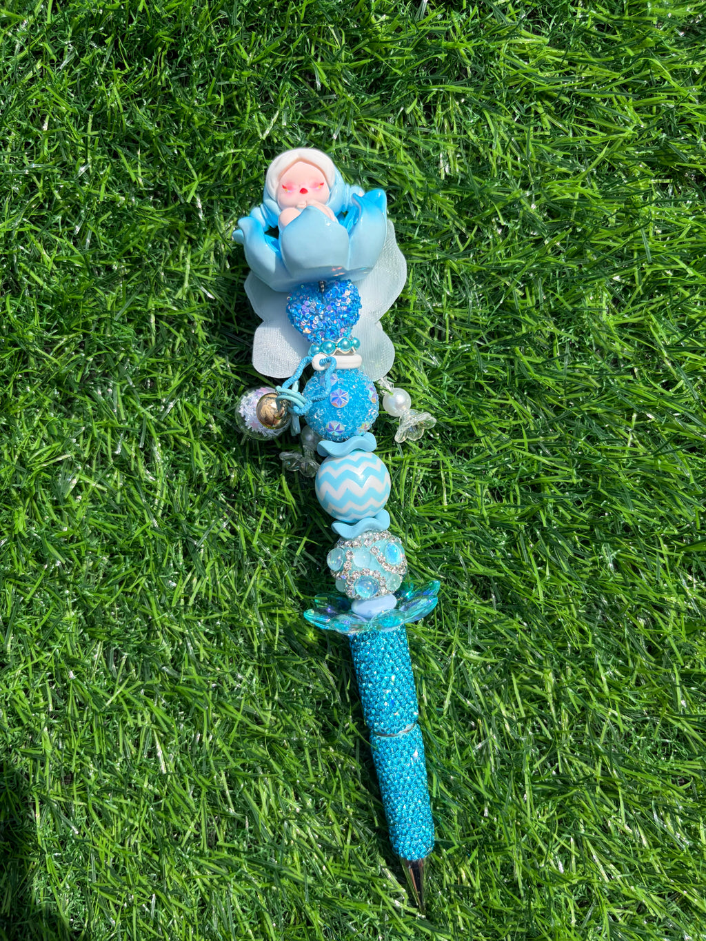 Flower SP Beaded Pen