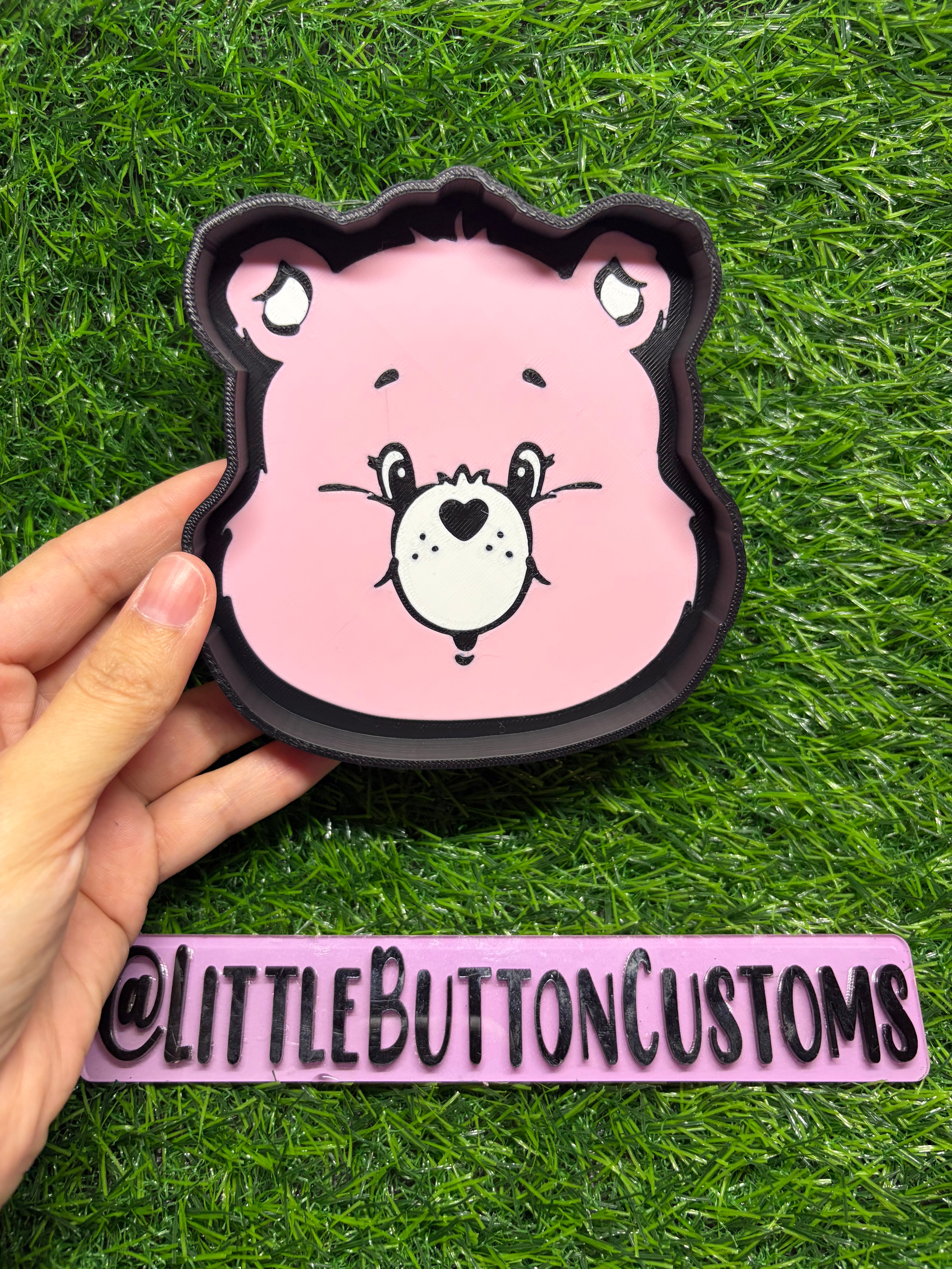 Pink Bear Trinket/Bead Tray