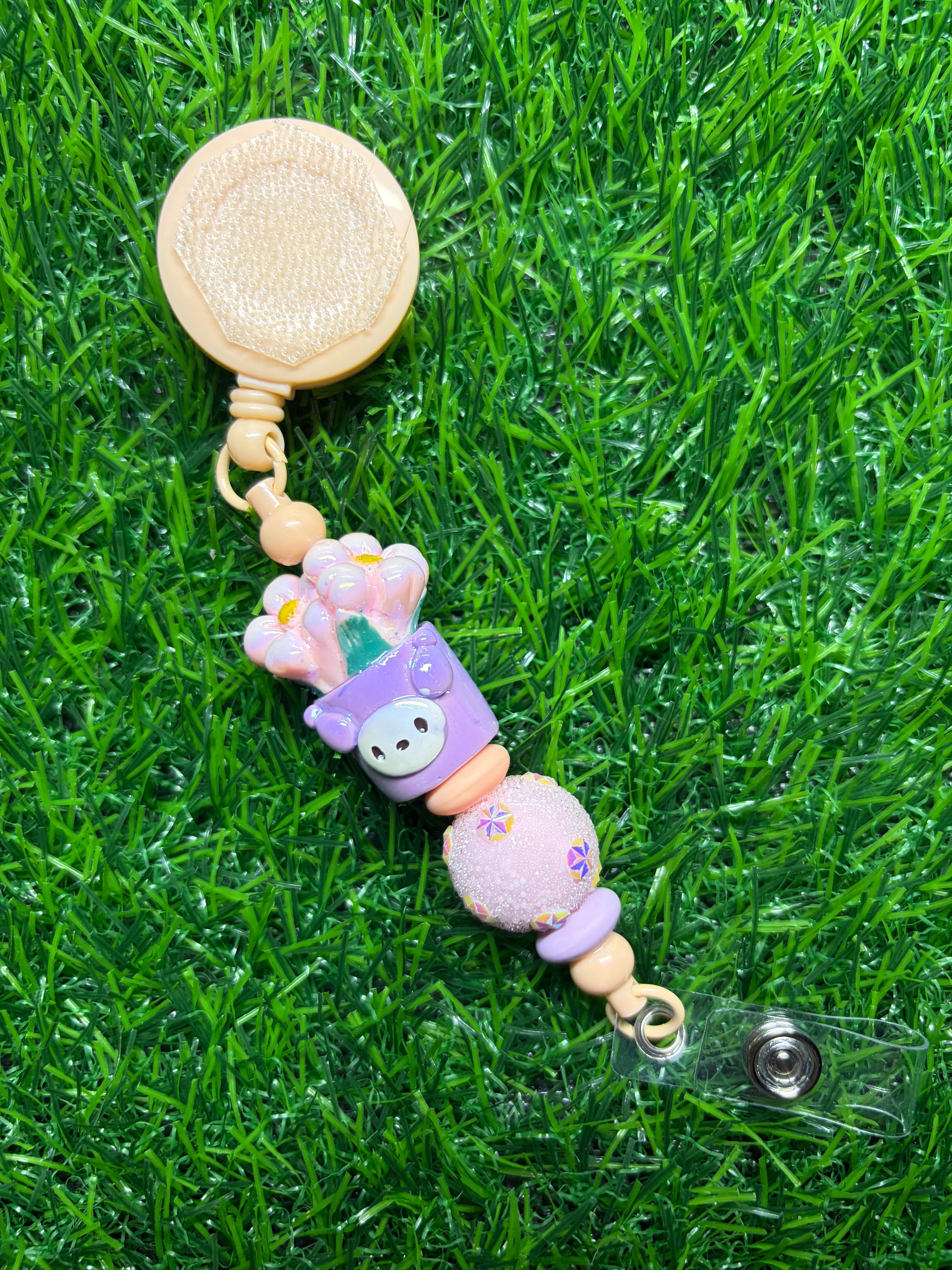 KuKu Plant Interchangeable Badge Reel (Belt Clip)