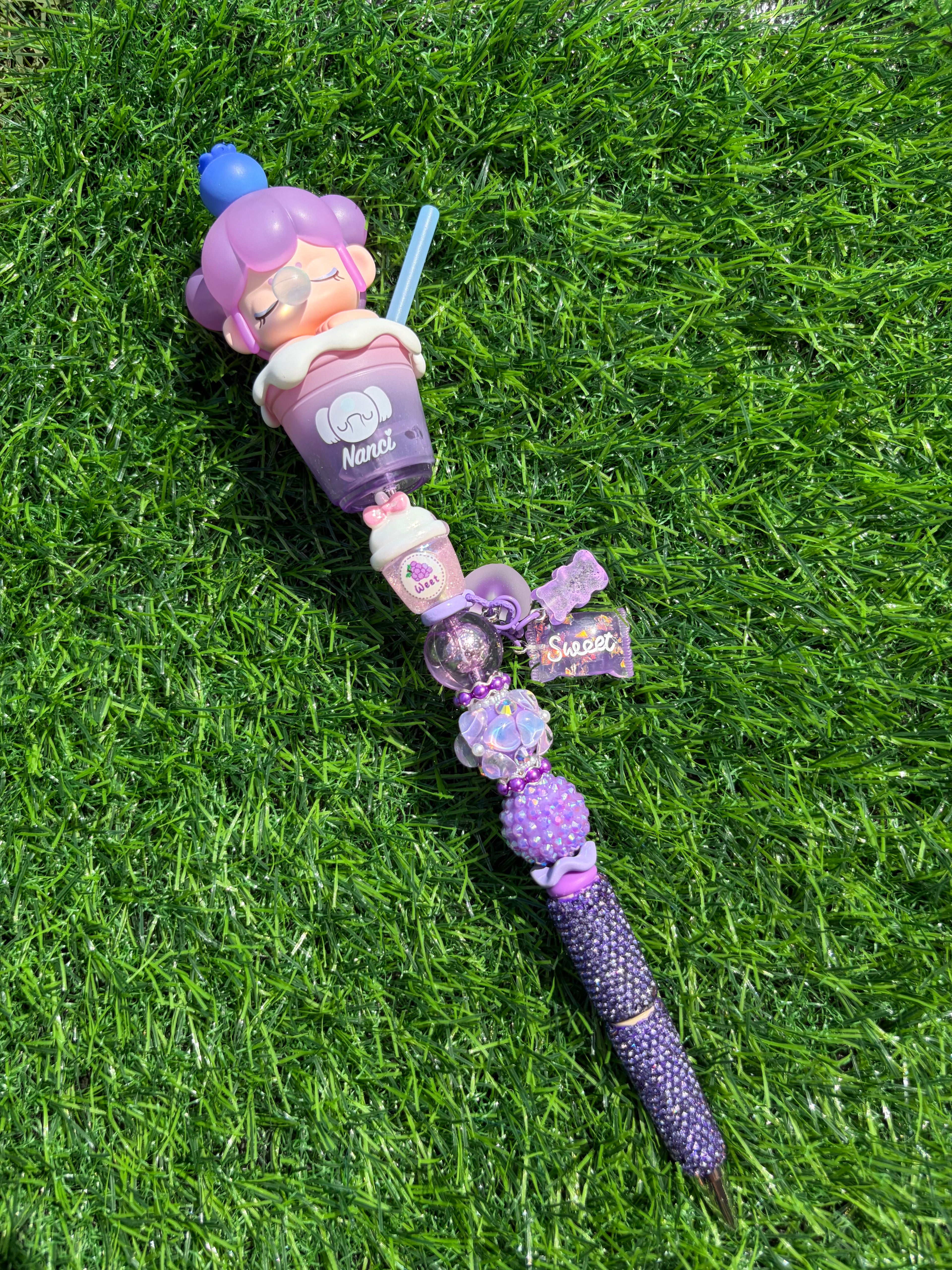 Authentic Boba Nancy Beaded Pen