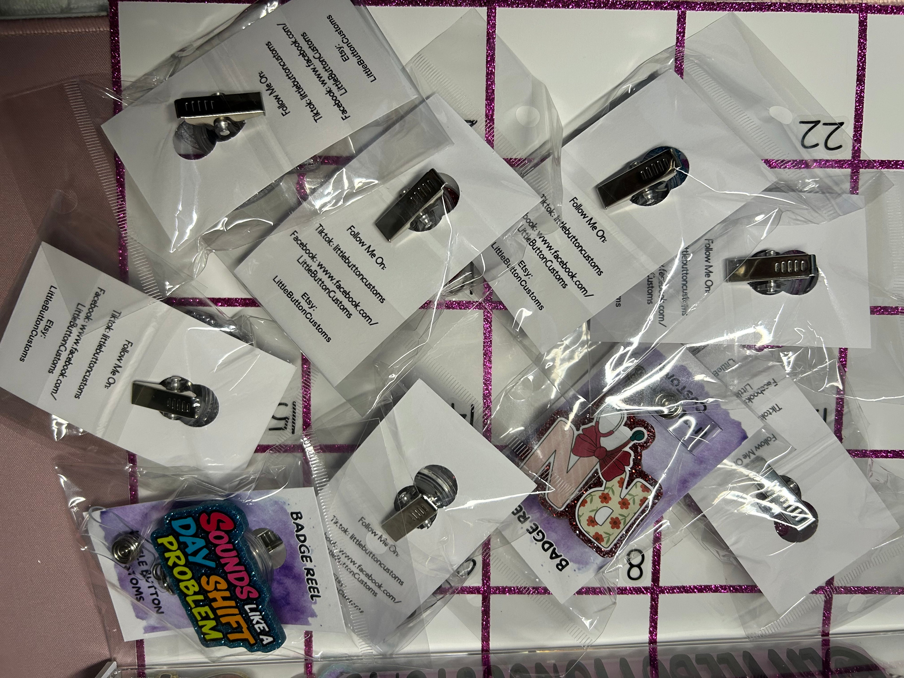 CLEARANCE BADGE REELS LIVE CLAIM RTS