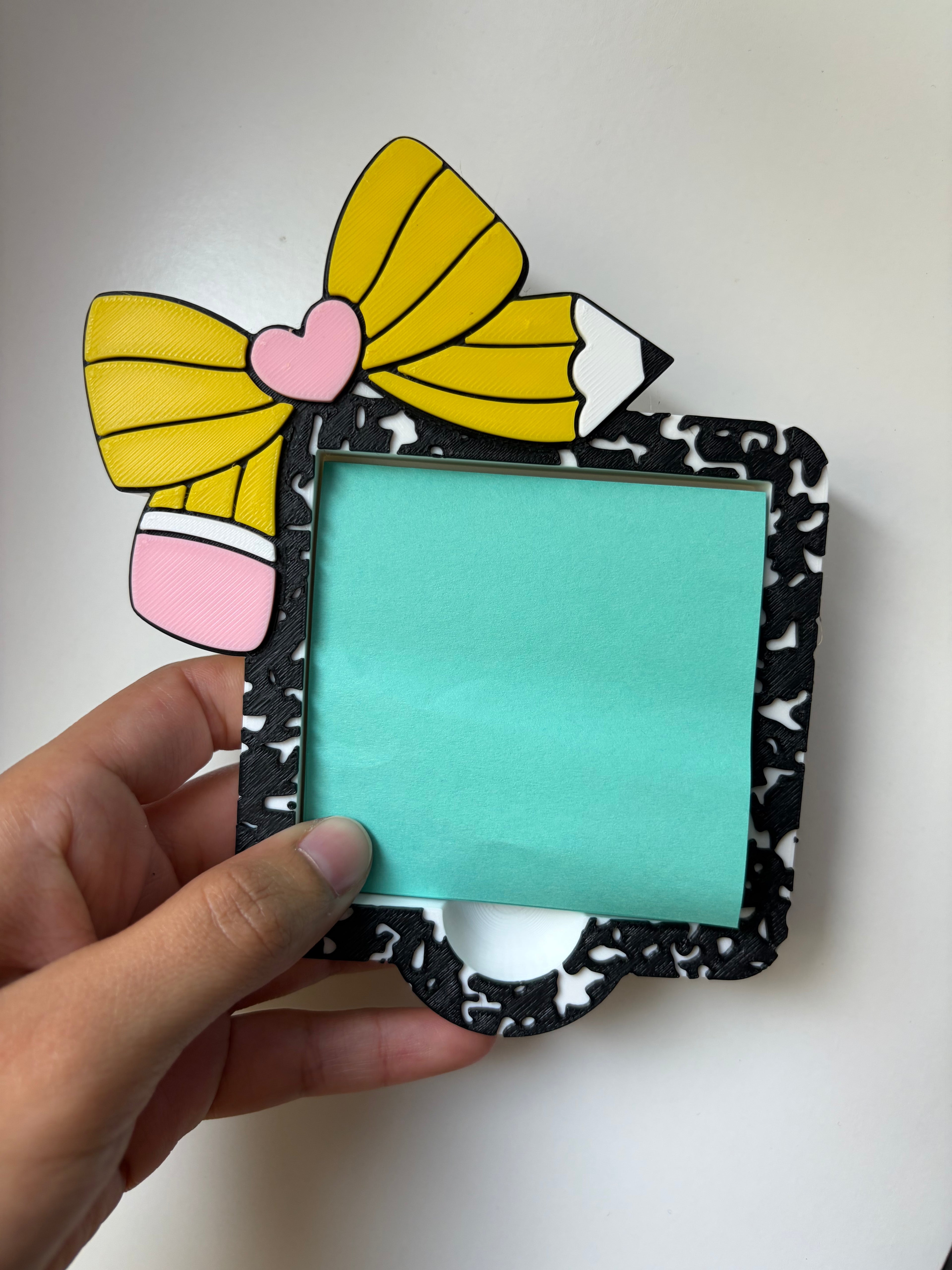 LOCAL PICK UP- Notebook Pencil Sticky Note Holder