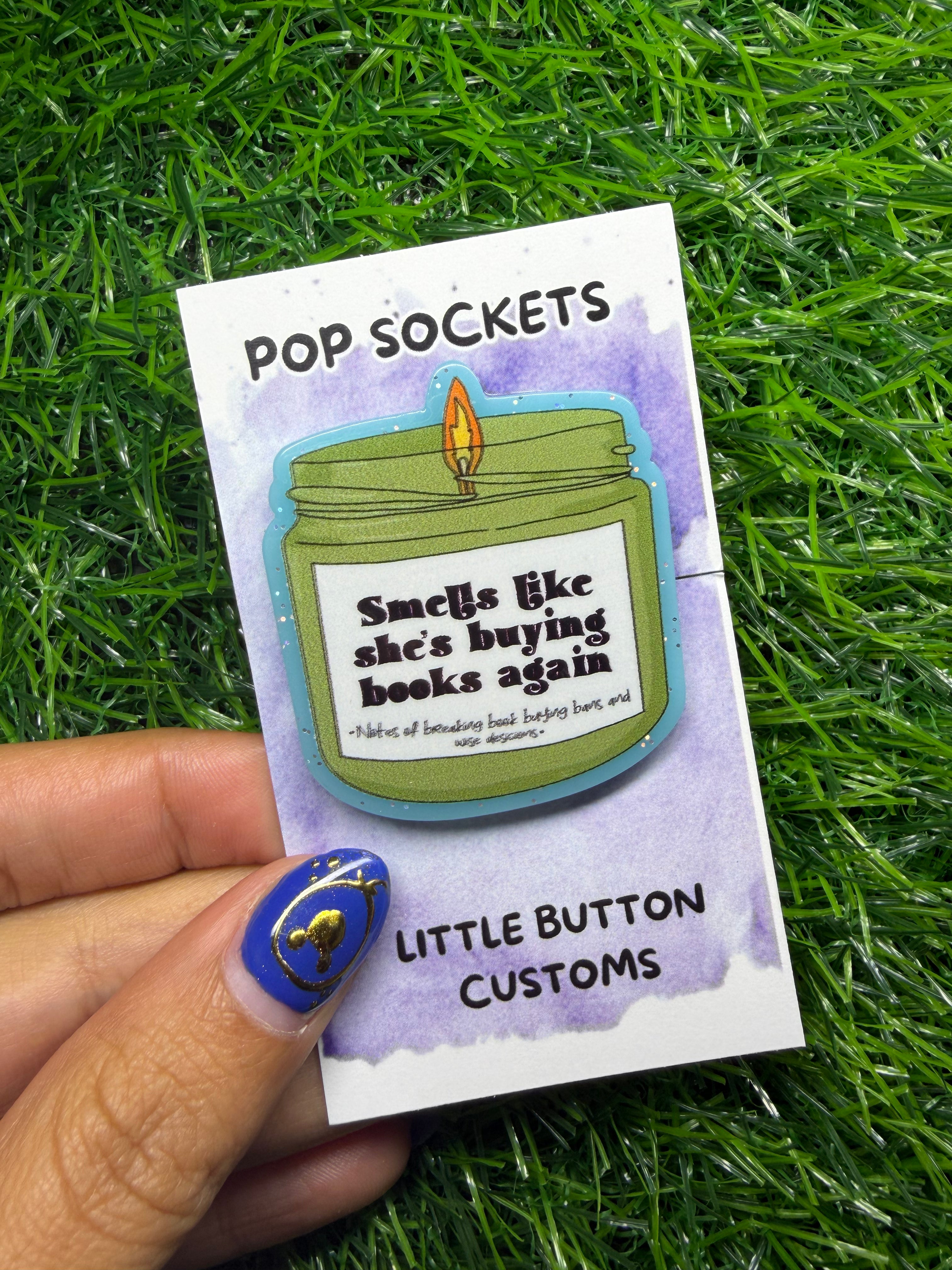 Buying Books Candle PopSocket (Not Magsafe)