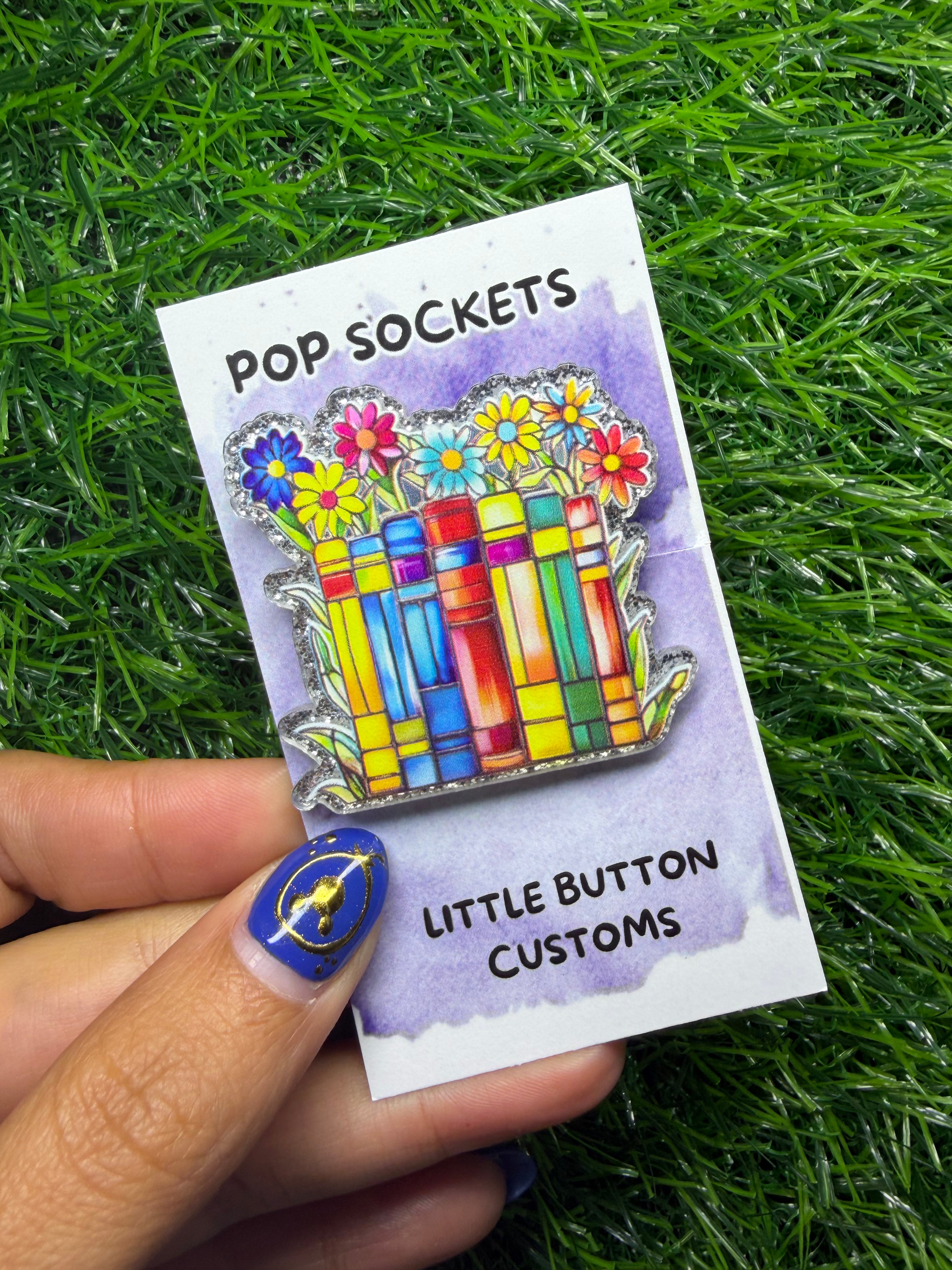 Flower Books PopSocket (Not Magsafe)